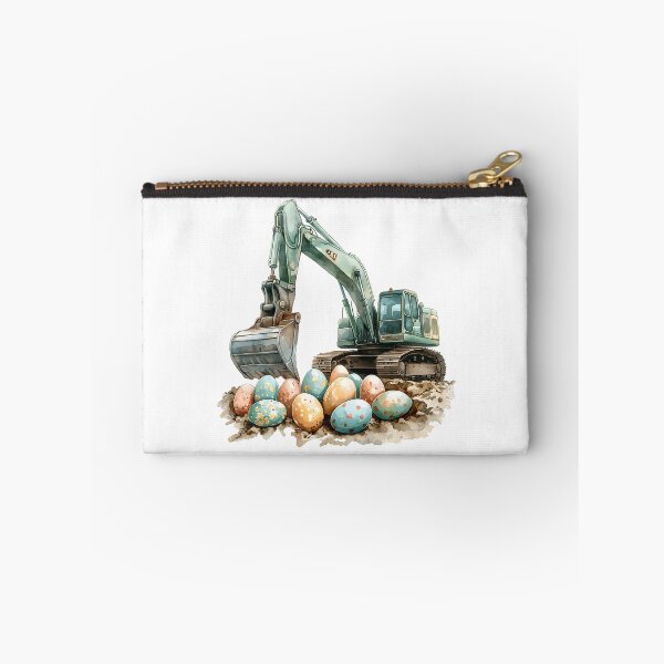 Item preview, Easter Digger: Excavator Unearthing Eggs designed and sold by Mariana Shymkovych.