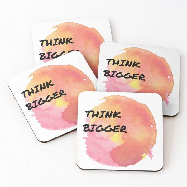 Item preview, Think Bigger Colorsplash designed and sold by dotsanddimes.