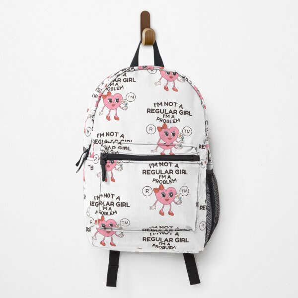 Item preview, I'm not a regular girl, I'm a problem (flirt and Valentine's day) designed and sold by Peerless-Prime.