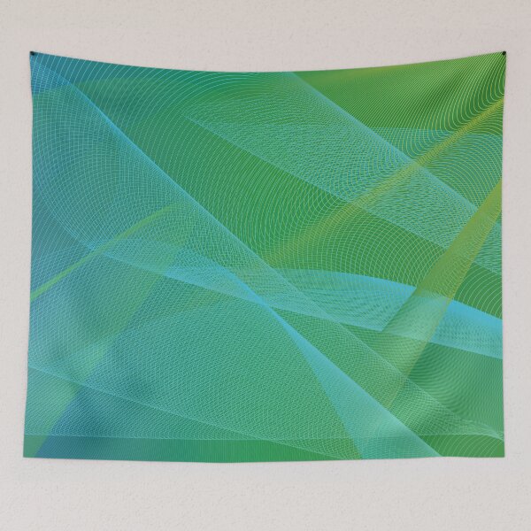 Item preview, Holo lines cool green fusion designed and sold by may-ray.