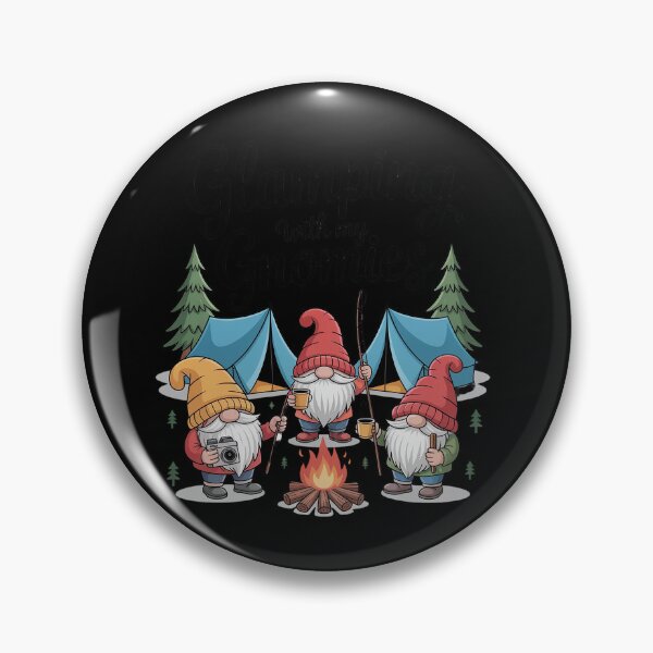 Item preview, Glamping with my Gnomies Happy Glamper Glamping designed and sold by WindowStone.