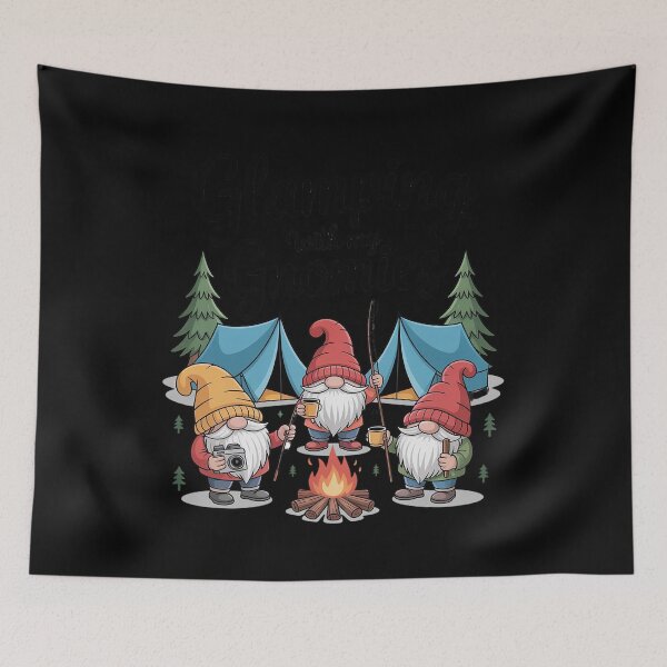 Item preview, Glamping with my Gnomies Happy Glamper Glamping designed and sold by WindowStone.