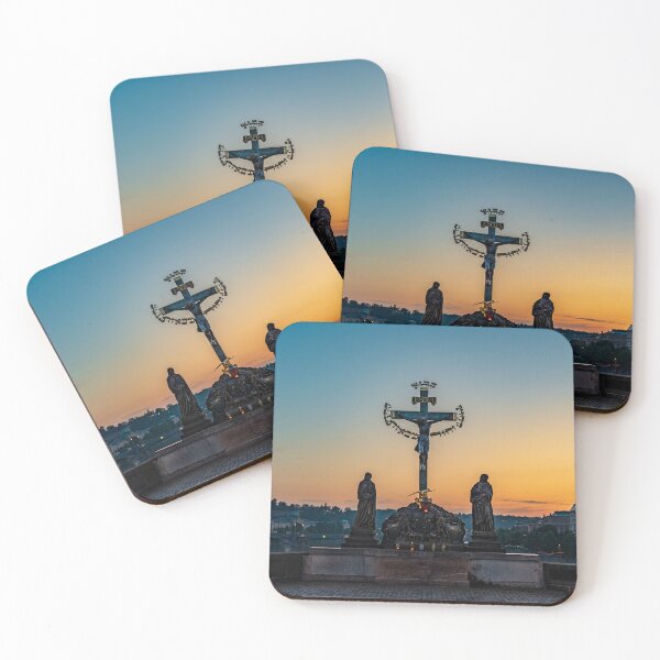 Item preview, Morning with Jesus on Charles Bridge in Prague designed and sold by Ludophoto.