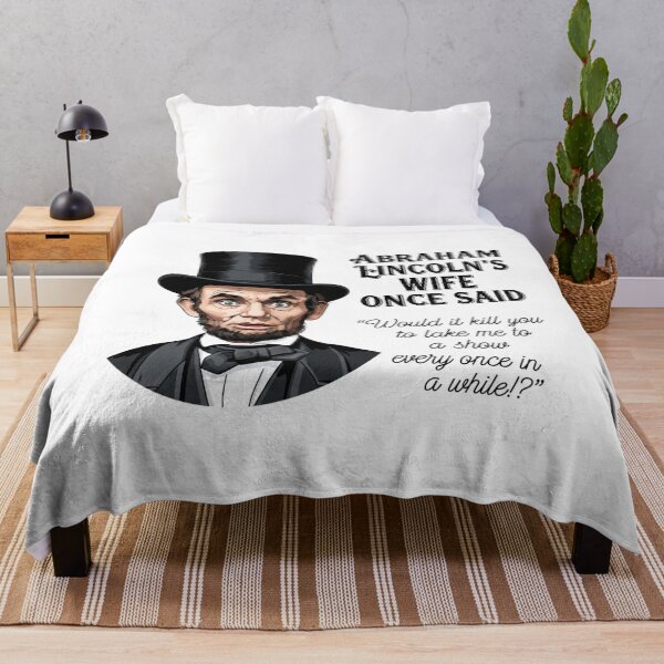 Item preview, Abraham Lincoln, theater, bad luck, Funnyfits70, retro, vintage, meme, funny, humor designed and sold by FunnyFits70.