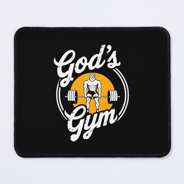 Item preview, God's Gym, Funny Jesus Workout Bodybuilding Gym designed and sold by LAZAR-EG.