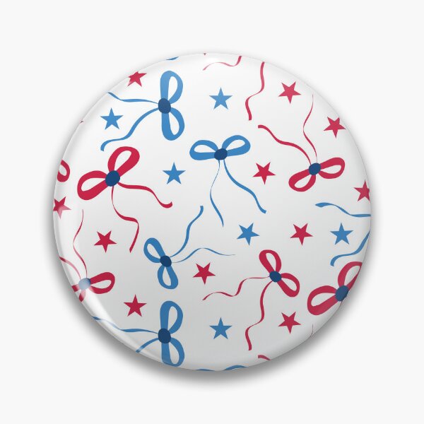 Item preview, Preppy Red and Blue Patriotic American Bows with Stars  designed and sold by Yasminepatterns .