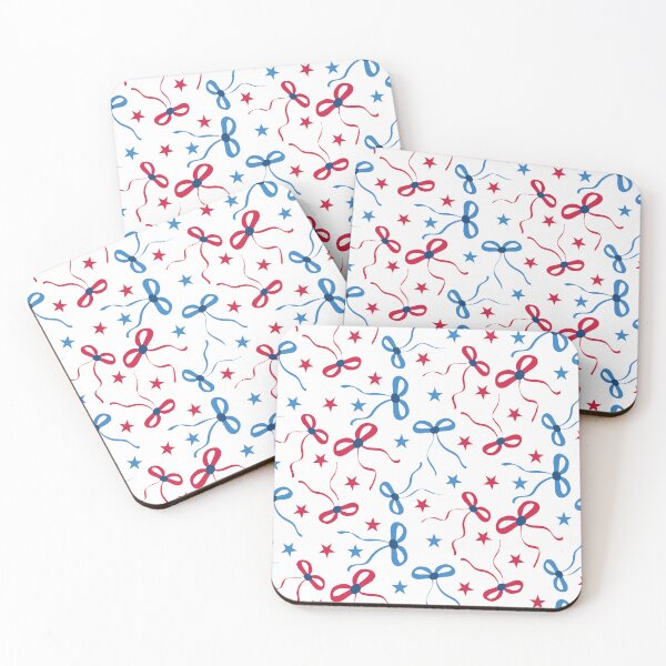 Item preview, Preppy Red and Blue Patriotic American Bows with Stars  designed and sold by Yasminepatterns .