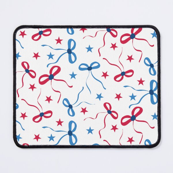 Item preview, Preppy Red and Blue Patriotic American Bows with Stars designed and sold by Yasminepatterns .