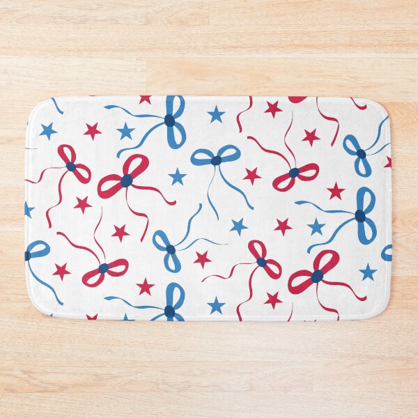Item preview, Preppy Red and Blue Patriotic American Bows with Stars  designed and sold by Yasminepatterns .