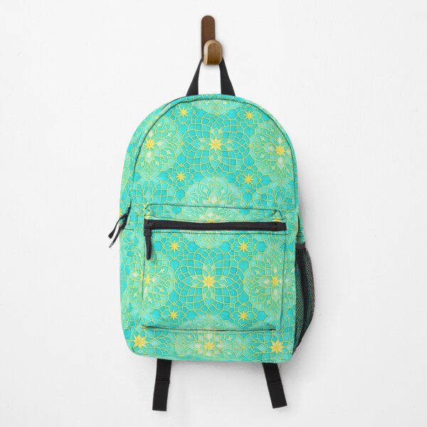Item preview, Emerald Harmony – Refreshing Islamic Geometric Pattern in Mint & Lemon designed and sold by SUNAGIMO9999.