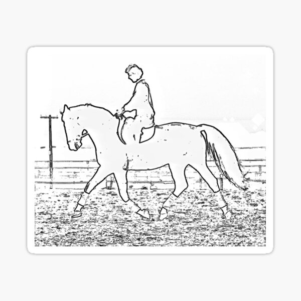 Item preview, C2025 Steve Yellowbear DRESSAGE stylo et encre designed and sold by SteveYellowbear.