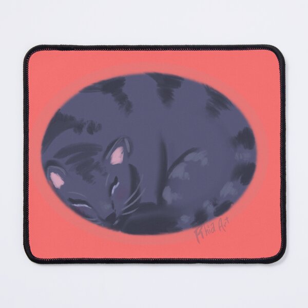 Item preview, Sleeping cinder kitty designed and sold by Rhia4rt.