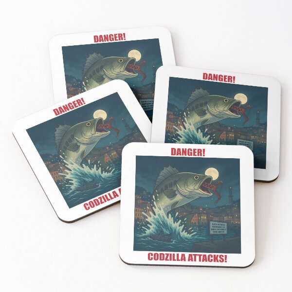 Item preview, Kaiju perch in Genoa – monster fish destroys port city designed and sold by SlatoMato.