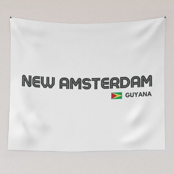 Item preview, New Amsterdam - Guyana  designed and sold by Sketch-Shack.