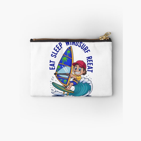 Item preview, Copy of Eat Sleep Windsurf Repeat Cute Dog Design designed and sold by MonkiFlipp.