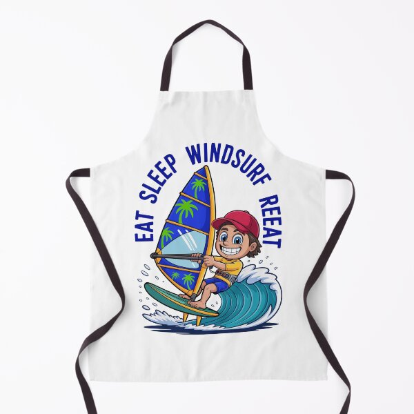 Item preview, Copy of Eat Sleep Windsurf Repeat Cute Dog Design designed and sold by MonkiFlipp.