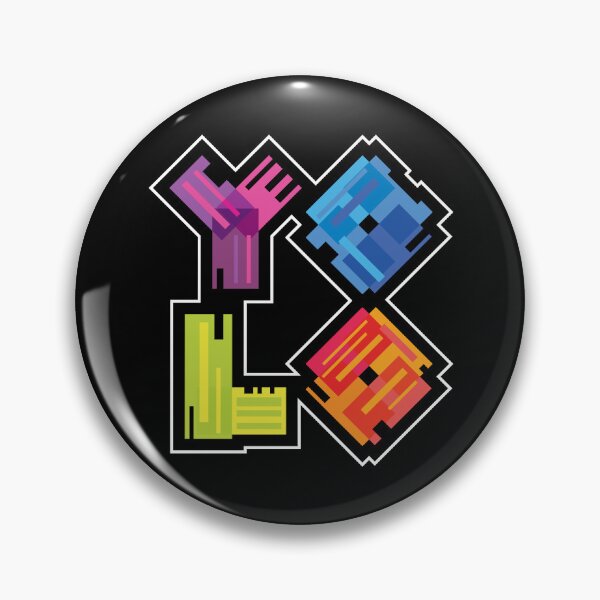 Item preview, Geometric YOLO Typography - Colorful Modern Word Art designed and sold by Katherine Ann.