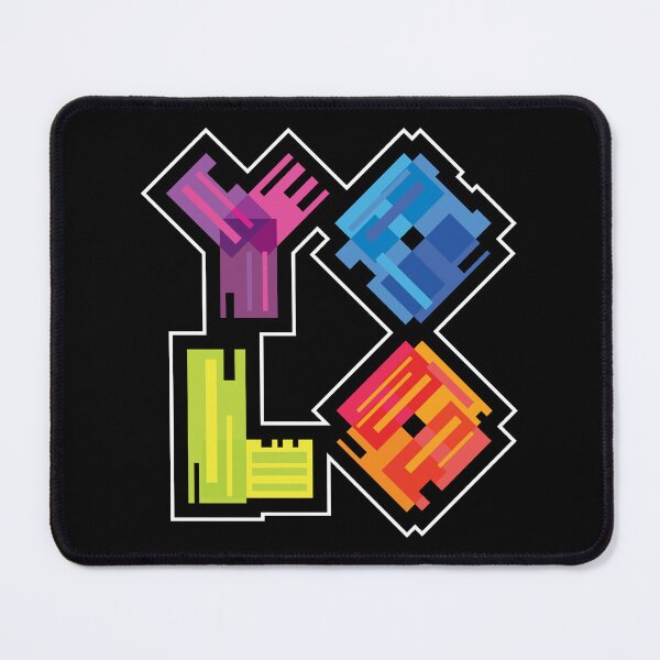 Item preview, Geometric YOLO Typography - Colorful Modern Word Art designed and sold by Katherine Ann.
