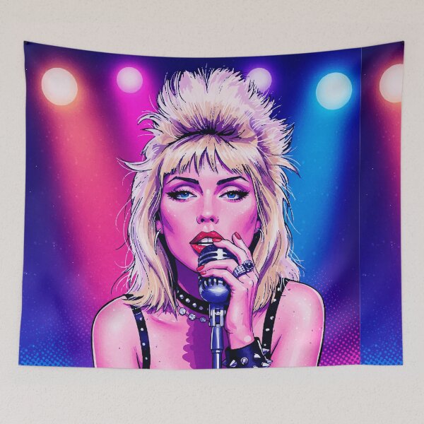 Item preview, Blond Pop Art Punk Icon – Glamorous Blondie-Inspired Illustration designed and sold by  Ojo de Lilith.