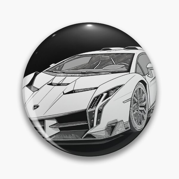 Item preview, Vintage Classic Car Lamborghini Urraco designed and sold by PrintCarClub.