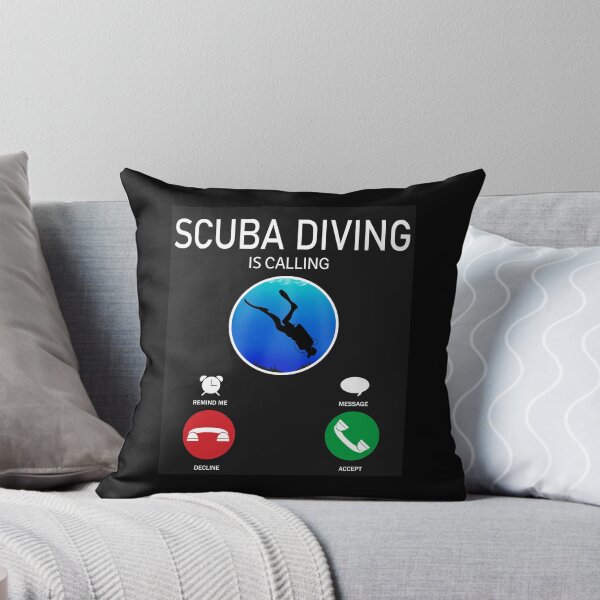 Item preview, Scuba Diving is Calling Phone Call Interface Design designed and sold by Jaudaux Designs.