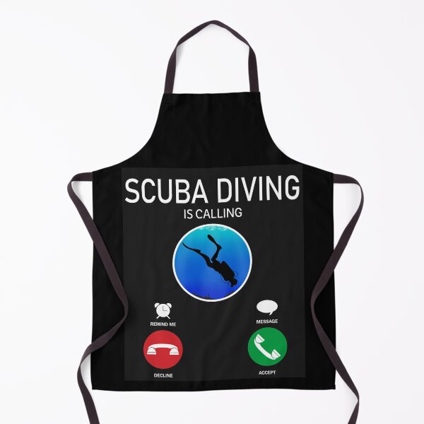 Item preview, Scuba Diving is Calling Phone Call Interface Design designed and sold by Jaudaux Designs.