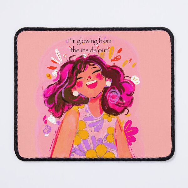 Item preview, I’m glowing from inside out / The bright side Inside series  designed and sold by Nora Gad.