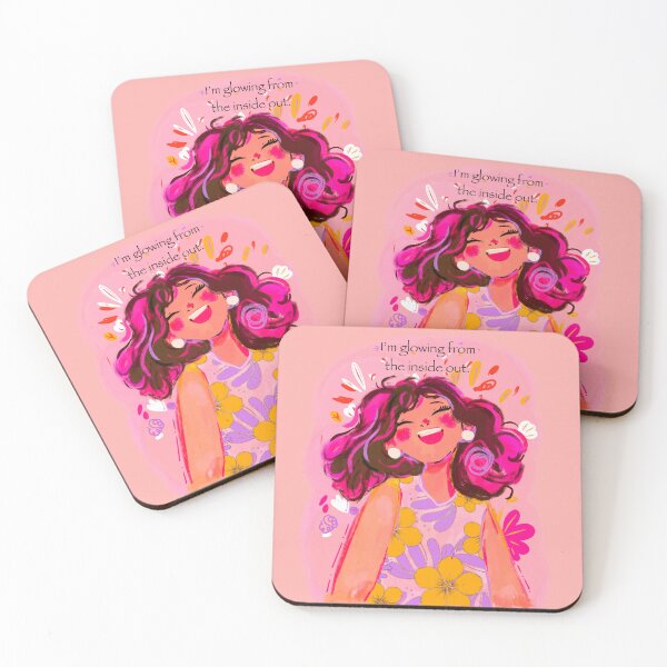 Item preview, I’m glowing from inside out / The bright side Inside series  designed and sold by Nora Gad.