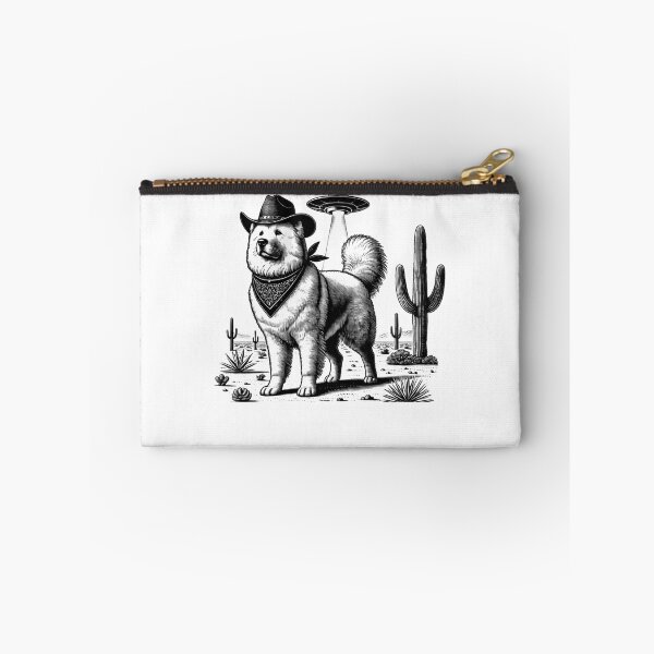 Item preview, Vintage Retro Maremma Sheepdog UFO Western Country Wild West Dog Mom Dad designed and sold by Kimberley King Art  King Art.