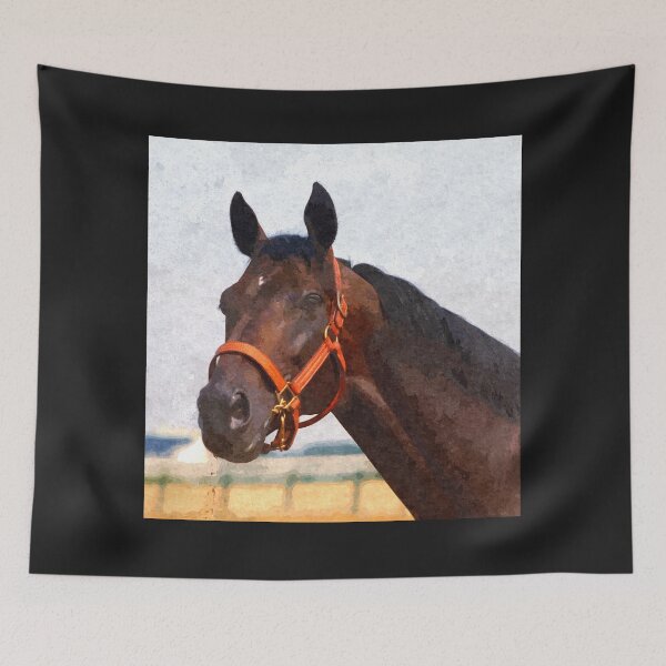 Item preview, OIL PAINTING THOROUGHBRED C2024 Steve Yellowbear Fine Art designed and sold by SteveYellowbear.