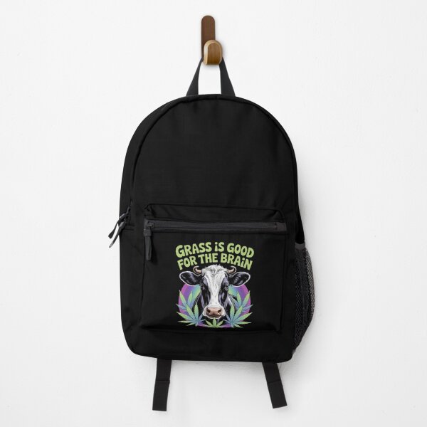 Item preview, Grass Good Brain Cow Weed Cannabis Funny 420 designed and sold by Hlz-0118.