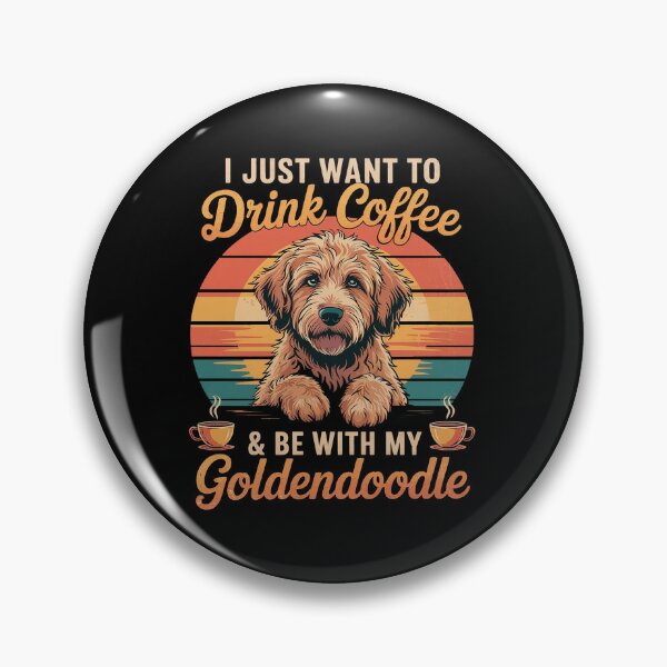 Item preview, Goldendoodle Coffee Retro Vintage Dood Doodle Dog designed and sold by LAZAR-EG.