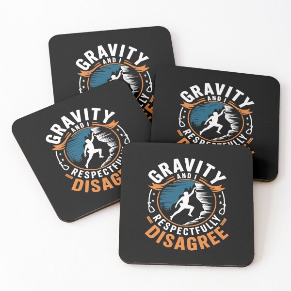 Item preview, Gravity And I Respectfully Disagree Rock Climber designed and sold by Hlz-0118.