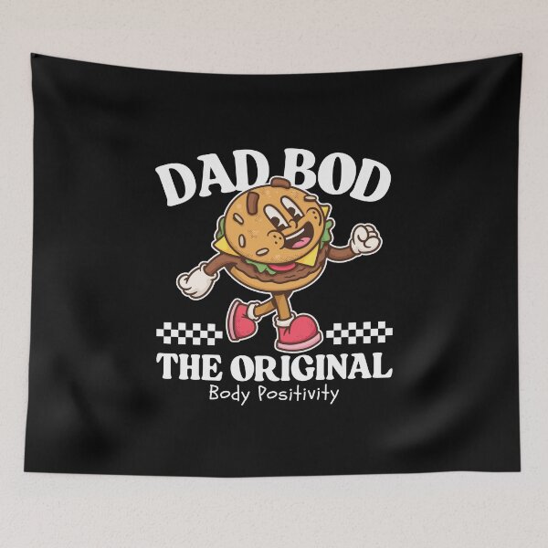 Item preview, Dad bod body positivity (it's not a dad bod it's a father figure) designed and sold by Peerless-Prime.