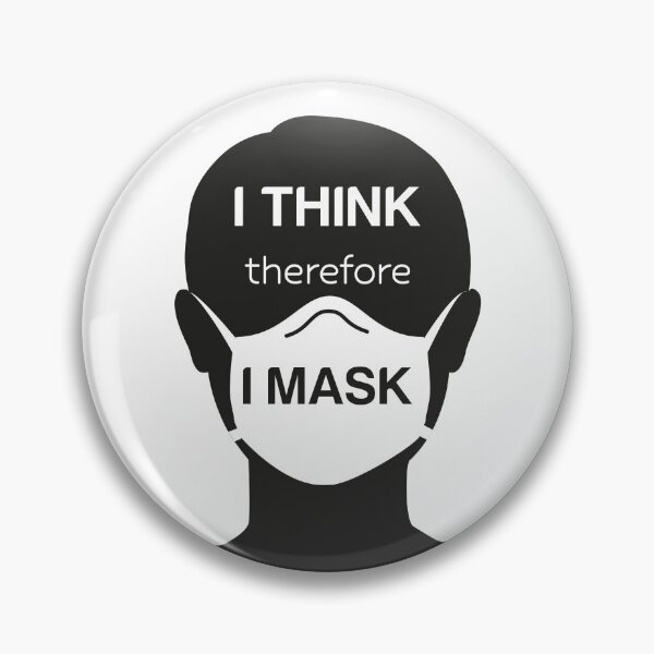 Item preview, I think therefore I mask designed and sold by 221c.