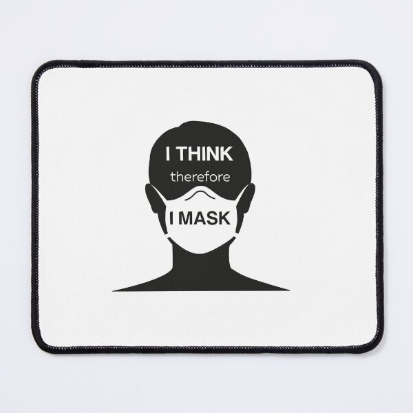 Item preview, I think therefore I mask designed and sold by 221c.