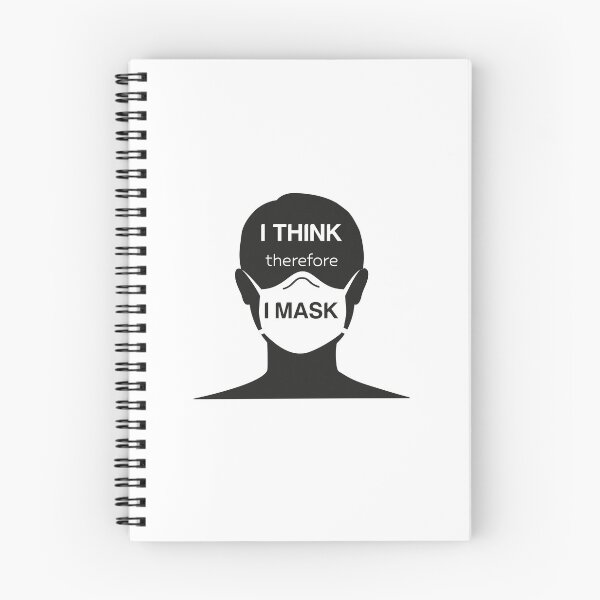 Item preview, I think therefore I mask designed and sold by 221c.