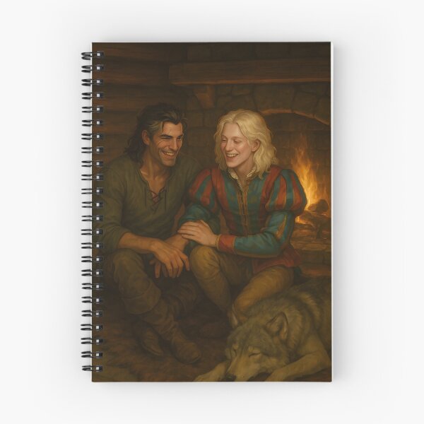 Item preview, Fitz, the madman, and Nighteye, Robin Hobb, the royal assassin. designed and sold by Flora VICTOIRE.