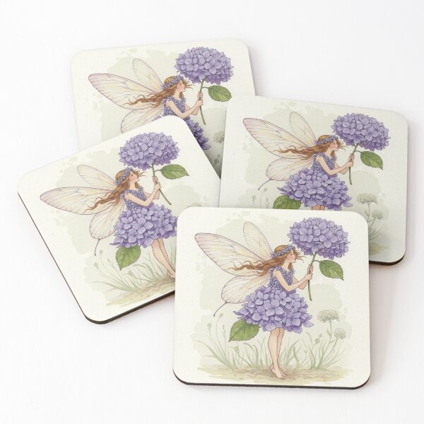 Item preview, Hydrangea Fairy’s Summer Greeting designed and sold by Pasteltone.