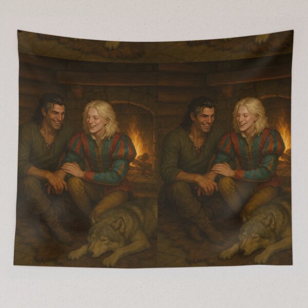 Item preview, Fitz, the madman, and Nighteye, Robin Hobb, the royal assassin. designed and sold by Flora VICTOIRE.