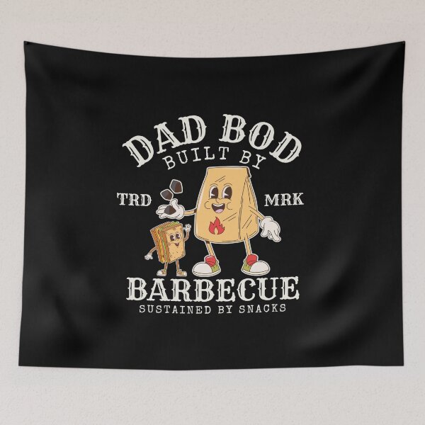 Item preview, Dad bod barbecue and snacks (it's not a dad bod it's a father figure) designed and sold by Peerless-Prime.