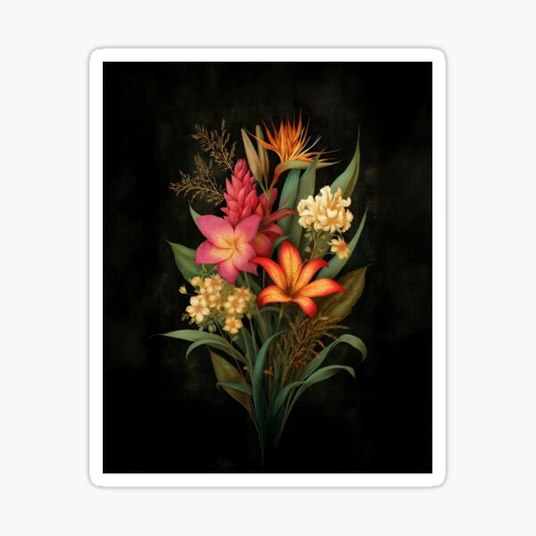 Item preview, Tropical Flowers designed and sold by Blue Horse Photo Magic.