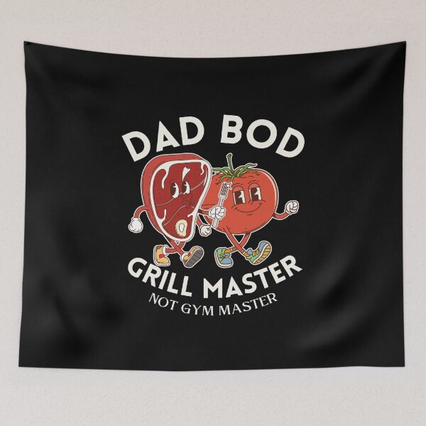 Item preview, Dad bod grill master (it's not a dad bod it's a father figure) designed and sold by Peerless-Prime.