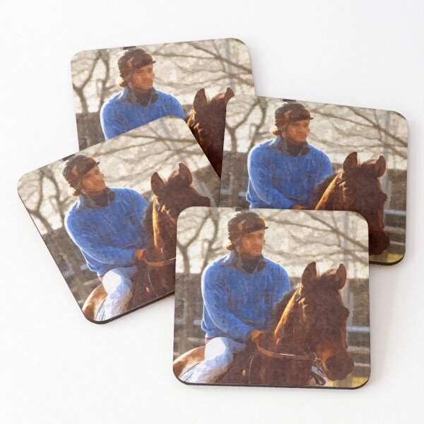Item preview, HORSE & RIDER Oil Painting C2024 Steve Yellowbear  designed and sold by SteveYellowbear.