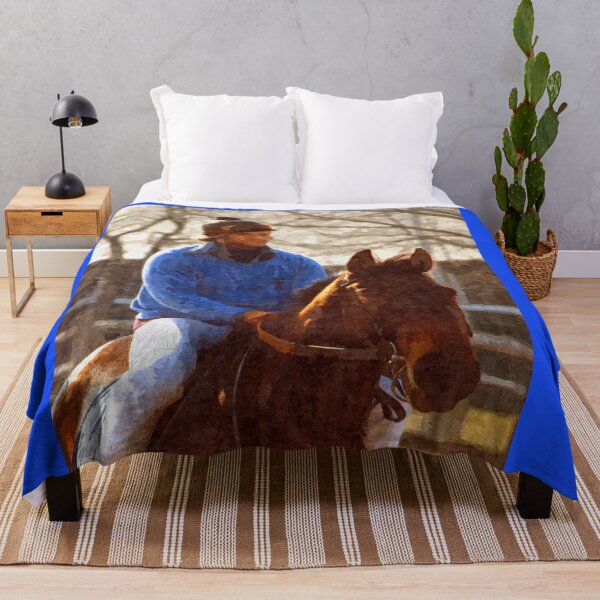 Item preview, HORSE & RIDER Oil Painting C2024 Steve Yellowbear designed and sold by SteveYellowbear.