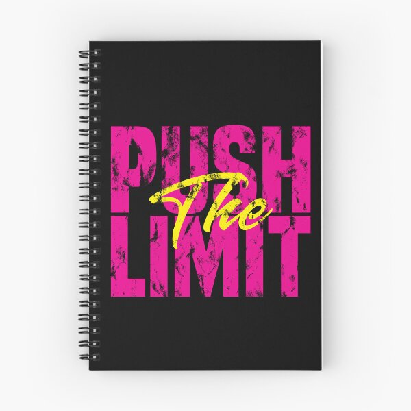 Item preview, Gym Motivational Quote | Push the limit designed and sold by typoinspired.