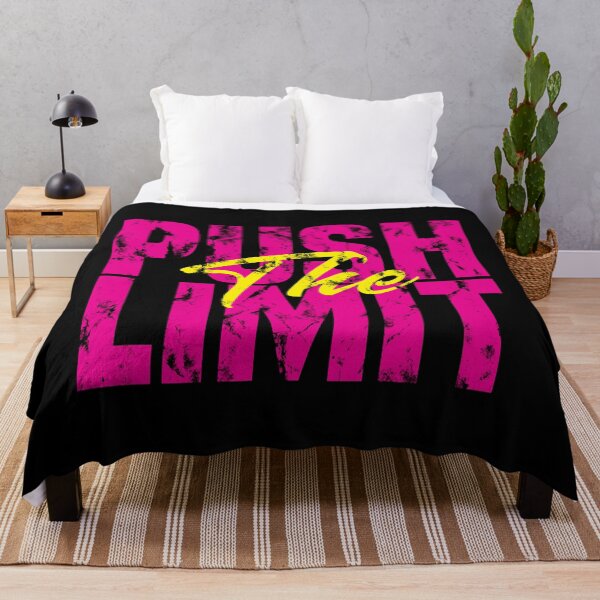Item preview, Gym Motivational Quote | Push the limit designed and sold by typoinspired.