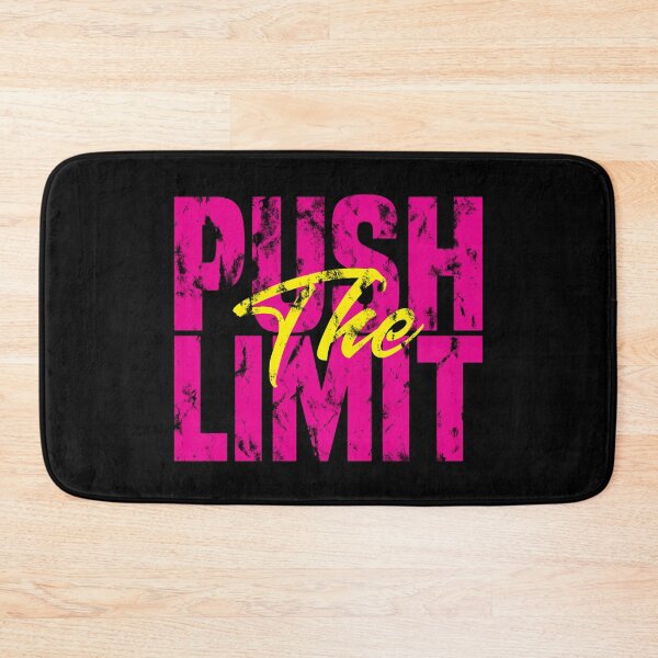 Item preview, Gym Motivational Quote | Push the limit designed and sold by typoinspired.