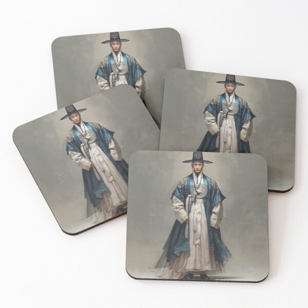 Item preview, Hanbok Noble in Celestial Blues designed and sold by 리나 .