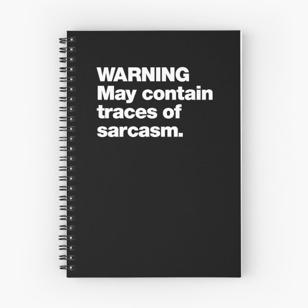 Item preview, WARNING May Contain Traces Of Sarcasm designed and sold by chestify.